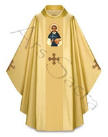 Chasuble gothique "Saint Martin de Porres" 431-G63g