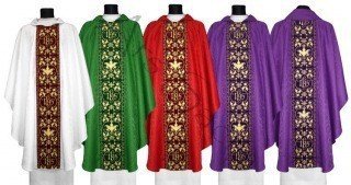 Set de chasubles gothiques SET-603-A25