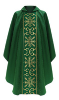 Chasuble gothique "Croix avec des épis de maïs"