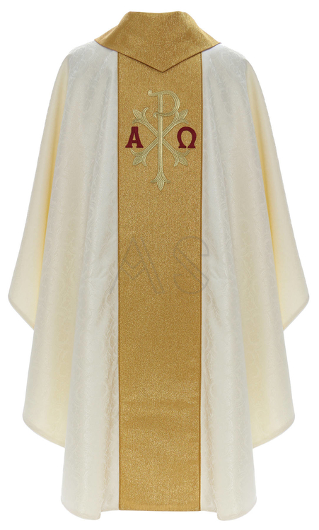 Casulla gótica "Cristo el rey" 840-KG25