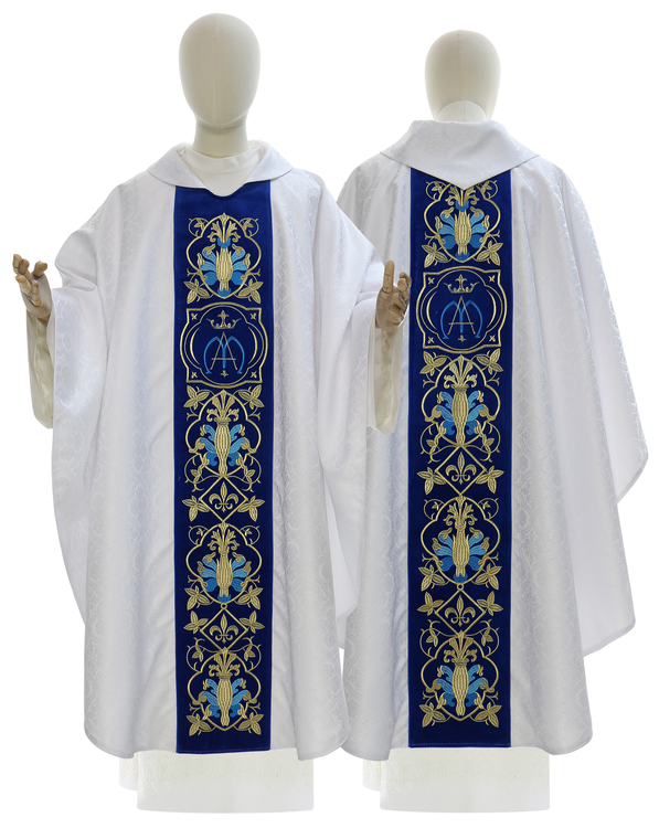 Chasuble gothique mariale  872-ABN25