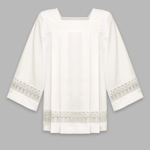 Cream surplice with lace K2-K