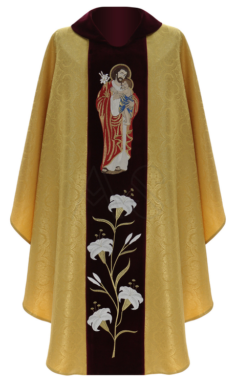 Casulla gótica "Saint Joseph" 471-AGCC25