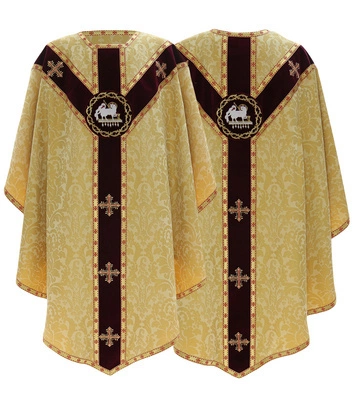 Semi Gothic Chasuble "Lamb" GY821-AGC26