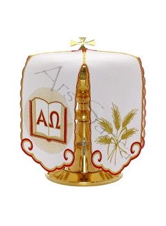 Ciborium veil "Alfa & Omega" SP-02