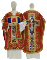 Chasuble en soie "Sainte Trinité" F778-8