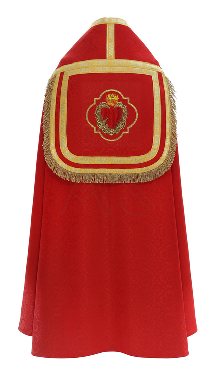 Chape romaine "Coeur de Jésus" KT-C25-AS