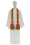 Roman chasuble "Heart of Jesus, Mary, Joseph" R822-AC9