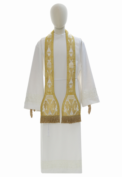 Casula romana "Cuore di Gesù, Maria, Giuseppe" R822-A60
