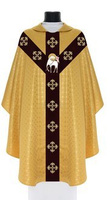 Semi Gothic Chasuble "Lamb" Y801-AGC61