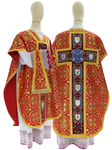Silk chasuble "Passion and Resurrection of Jesus Christ" F820-C8