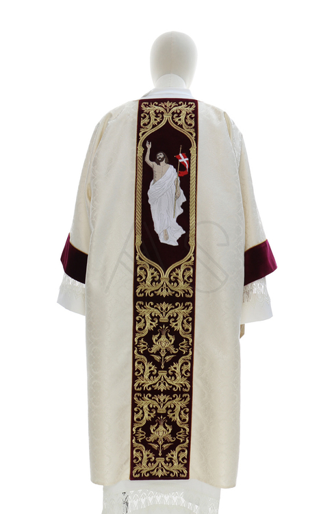 Dalmatica gotica "Gesù Risorto" D889-AKC25