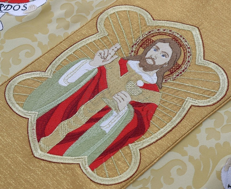Casulla gótica "Jesús el sacerdote" 458-GG26