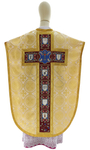 Casula di seta "Passione e Resurrezione di Gesù Cristo" F820-K8