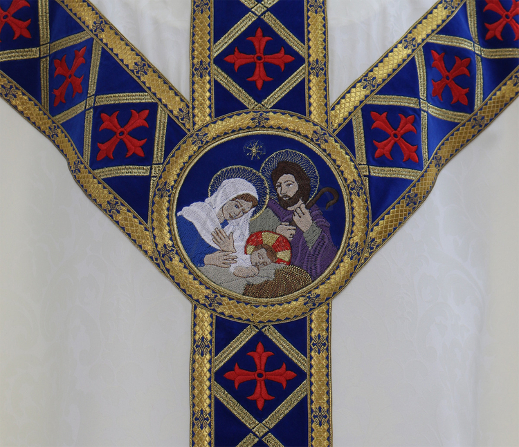 Semi gotische Kasel "Weihnachten" GY476-AKN26