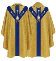 Chasuble semi gothique Y456-GN16