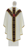 Casulla semigótica "Corazón de Jesús" GY882-AKC26
