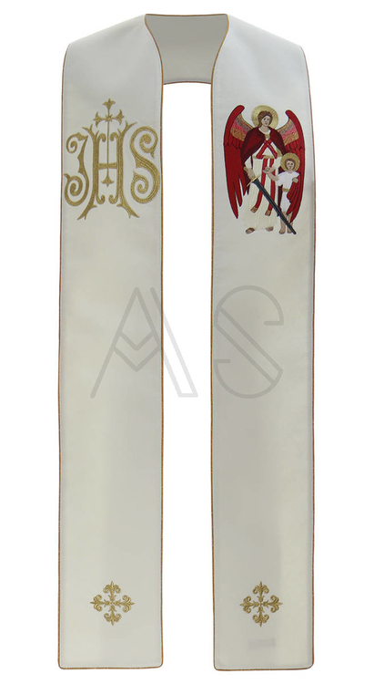 Étole gothique "Archange Raphaël" SH474-N