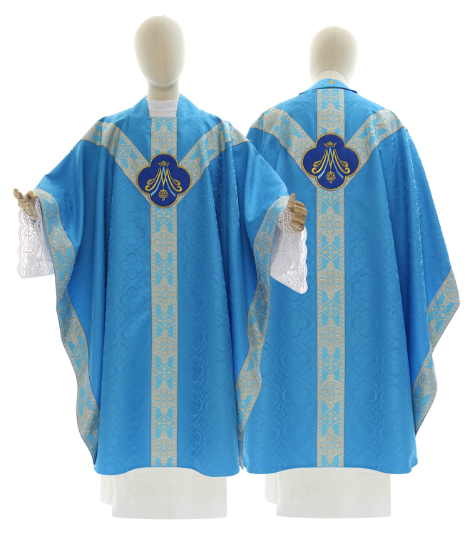 Chasuble monastique mariale MXY214-N25
