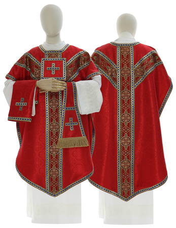 Pugin style chasuble PY113-25