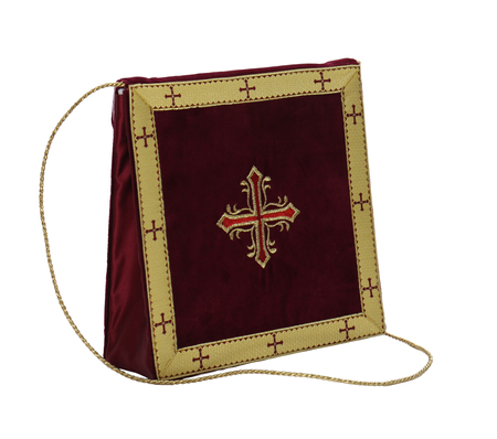 Bourse pour la Communion des malades avec cordon BURCH784-A