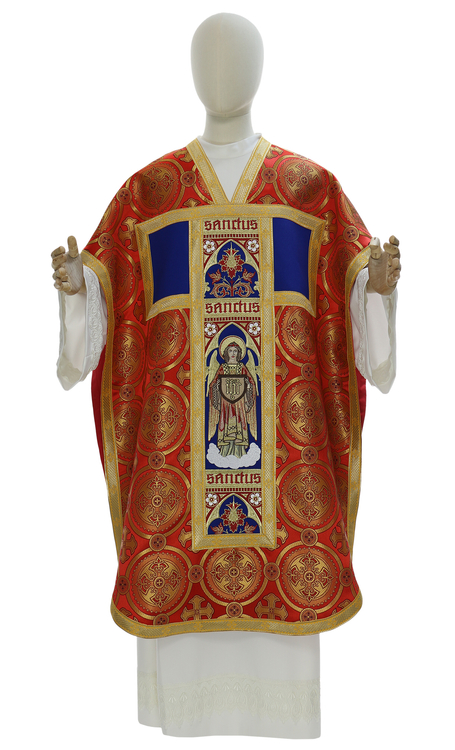Ornat jedwabny "Święta Trójca" F778-8