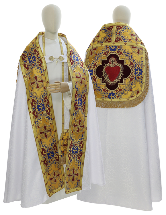 Chape romaine "Coeur de Jésus" KT038-B25-AS