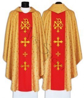 Gothic Chasuble "Alfa & Omega" 661-GC16