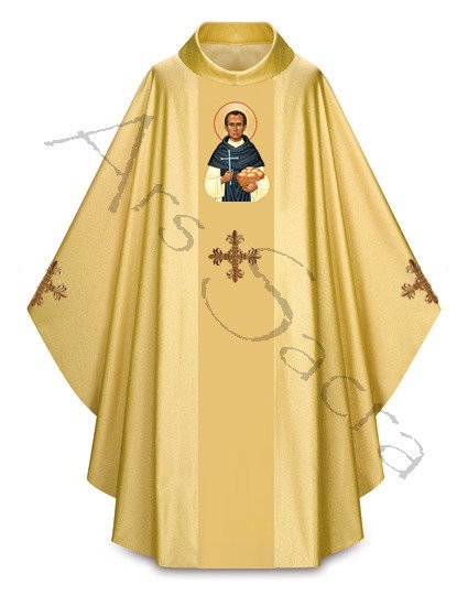Gothic Chasuble "Saint Martin de Porres" 431-G63g