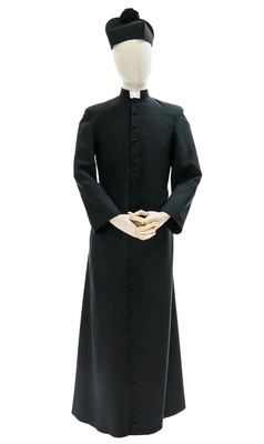 Black tourist cassock CASS-S-CZ