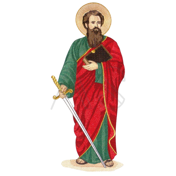 Embroidered Applique "Saint Paul"