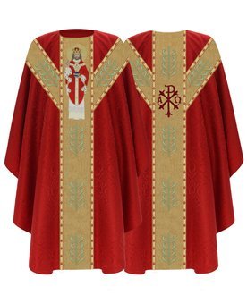 Ornat semi gotycki "Chrystus Król" GY466-C25