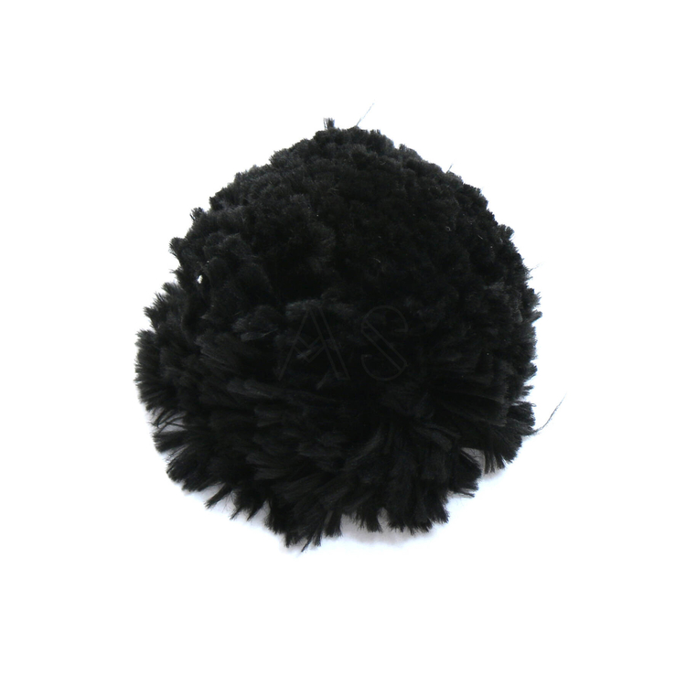 Schwarz Pompon POM-CZ