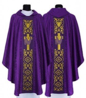 Casulla gótica "Adviento" 649-F25