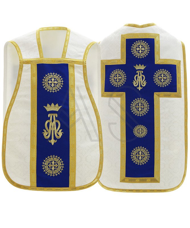 Casulla romana mariana R772-KN25