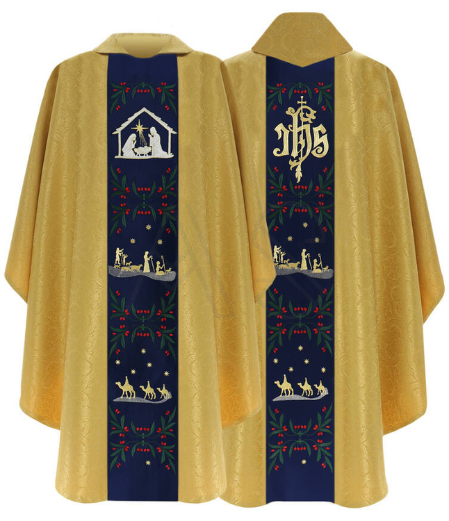 Chasuble gothique "Noël"
