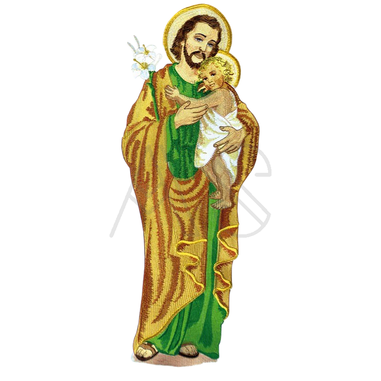 Applique brodée "Saint Joseph"