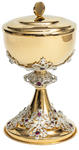 Ciborium decorated with rubies