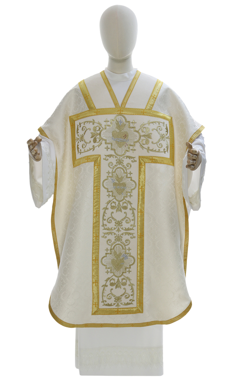Kasel "St. Philip Neri" "Herz von Jesus, Maria, Josef" F822-A25