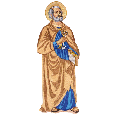Aplique bordado "Santo Antoni"