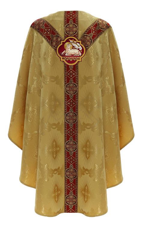 Chasuble semi-gothique "Agneau" GY201-30