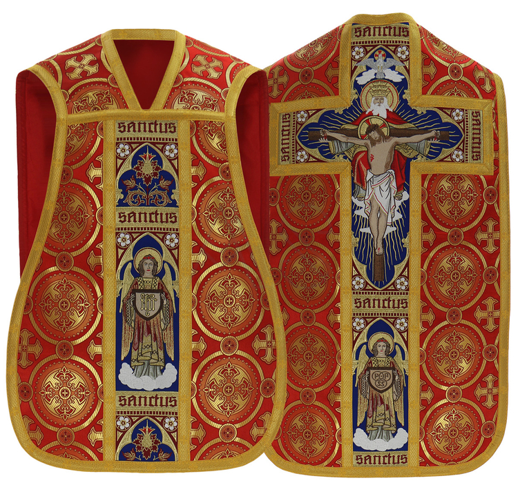 Chasuble romaine "Sainte Trinité" R778-8