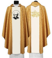 Chasuble gothique "St. Vincent Pallotti" 720-G16