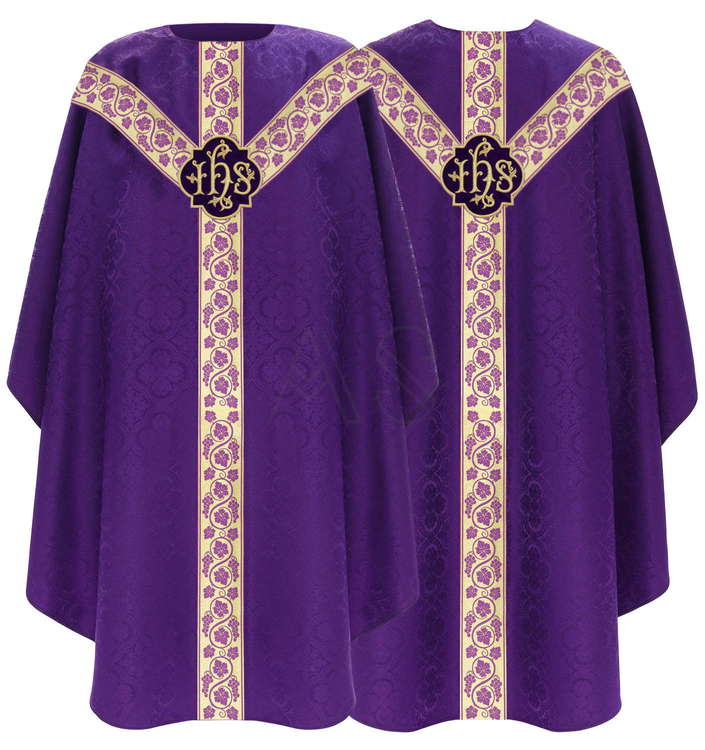 Casulla semigótica GY851-25