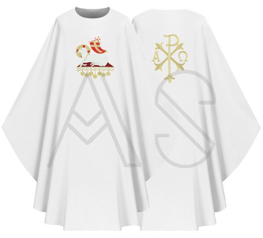 Chasuble gothique "Agneau" G705-B