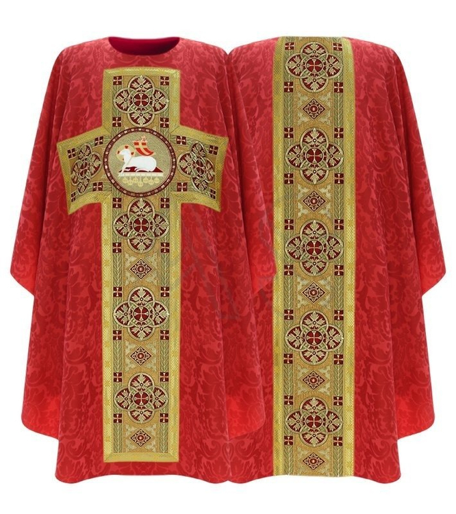 Chasuble gothique "Agneau" G794-C26