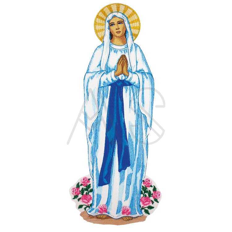 Applique brodée "Notre-Dame de Lourd"
