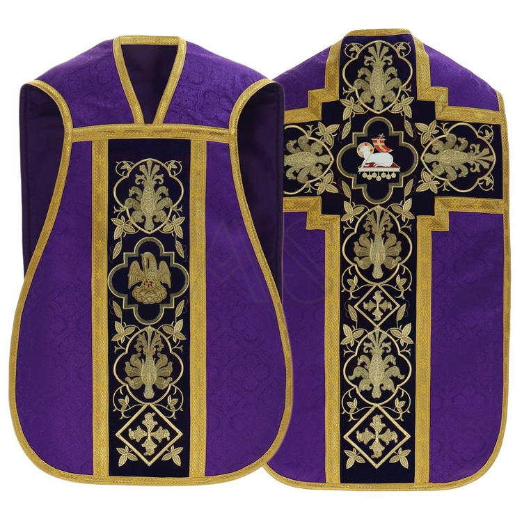 Casulla romana "Cordero de Dios" R814-ACZ25