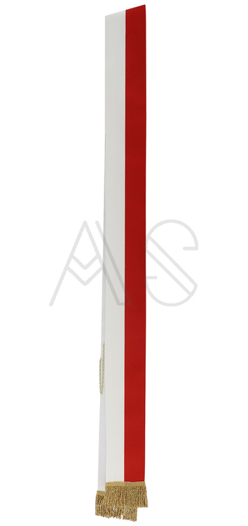 Sash white-red SZA-BC-G