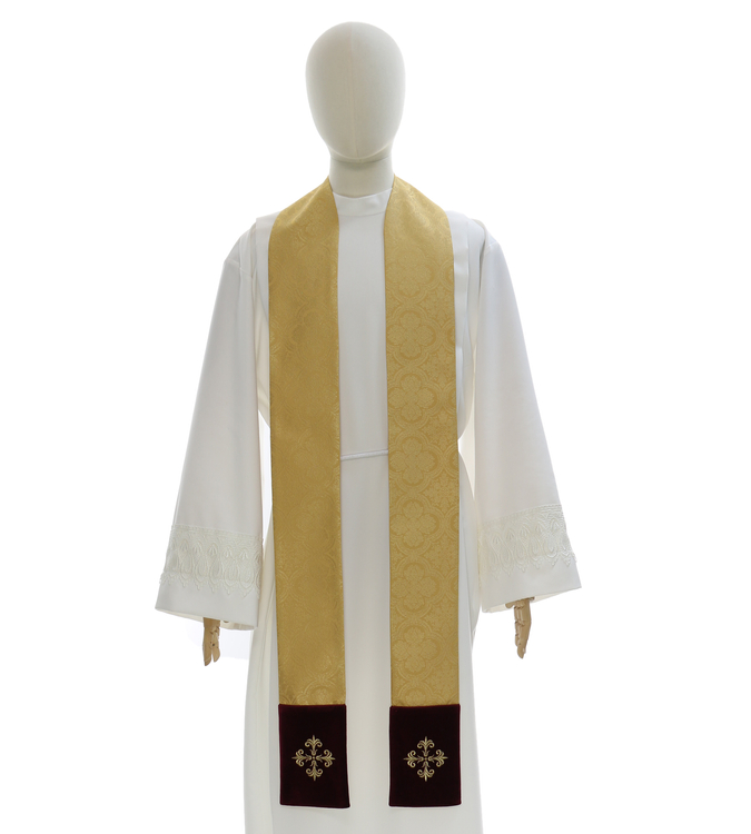 Ornat gotycki "Serce Jezusa, Maryi, Józefa" 908-A25g